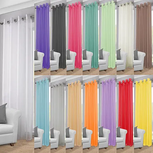 hot selling cheap curtain price 100% polyester voile fabric for windows sheer curtains